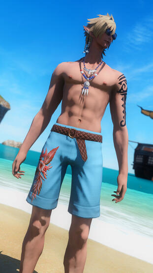At the beach
